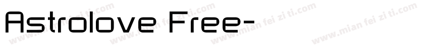 Astrolove Free字体转换